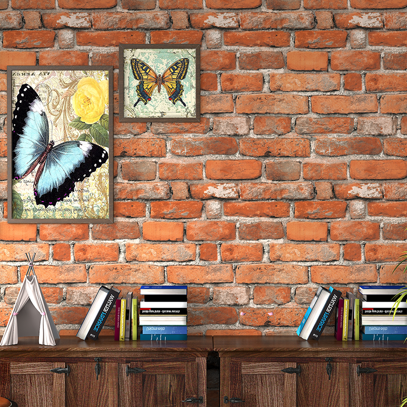 Faux Brick Peel & Stick Wallpaper