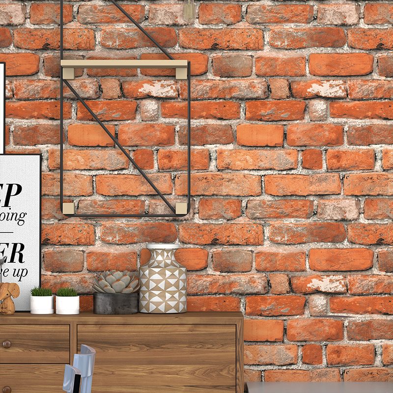 Faux Brick Peel & Stick Wallpaper